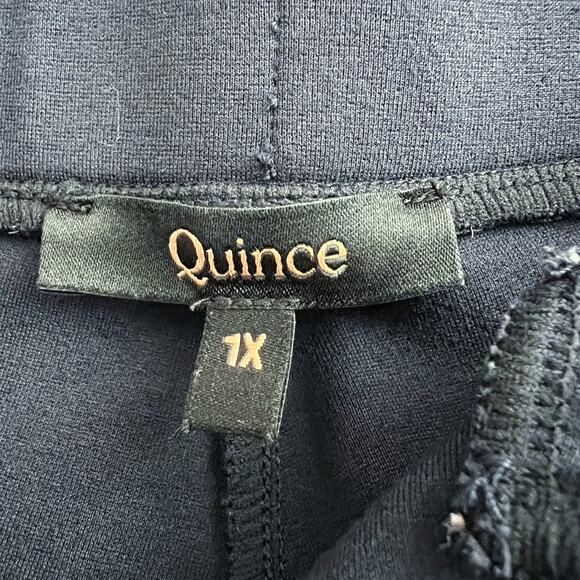 Quince Pants Womens Plus Size 1X Petite Stretchy Pull On Work Office Casual - Picture 5 of 9